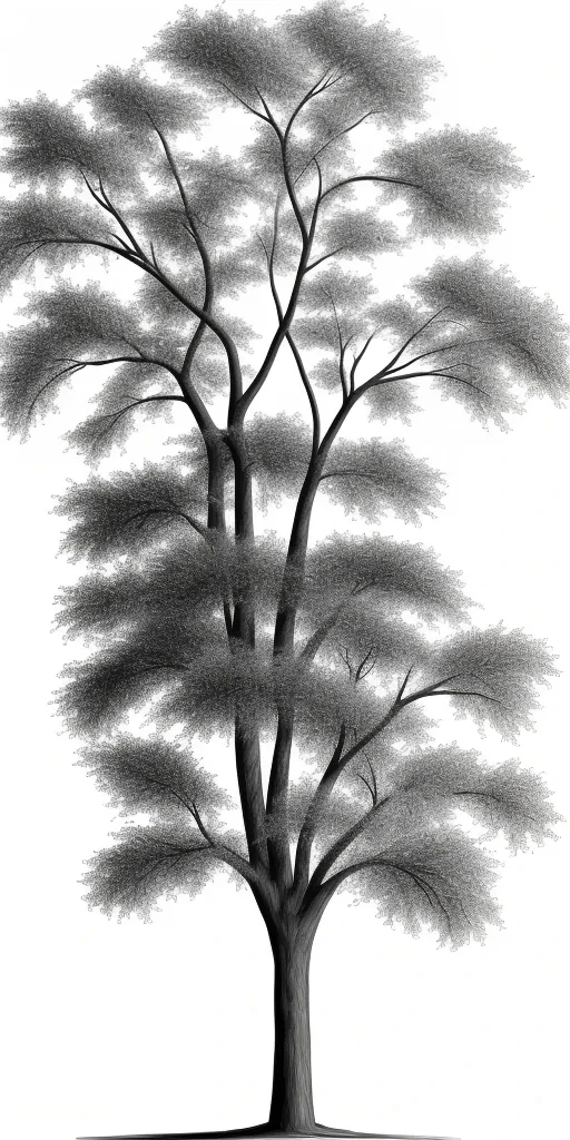 tree background drawing