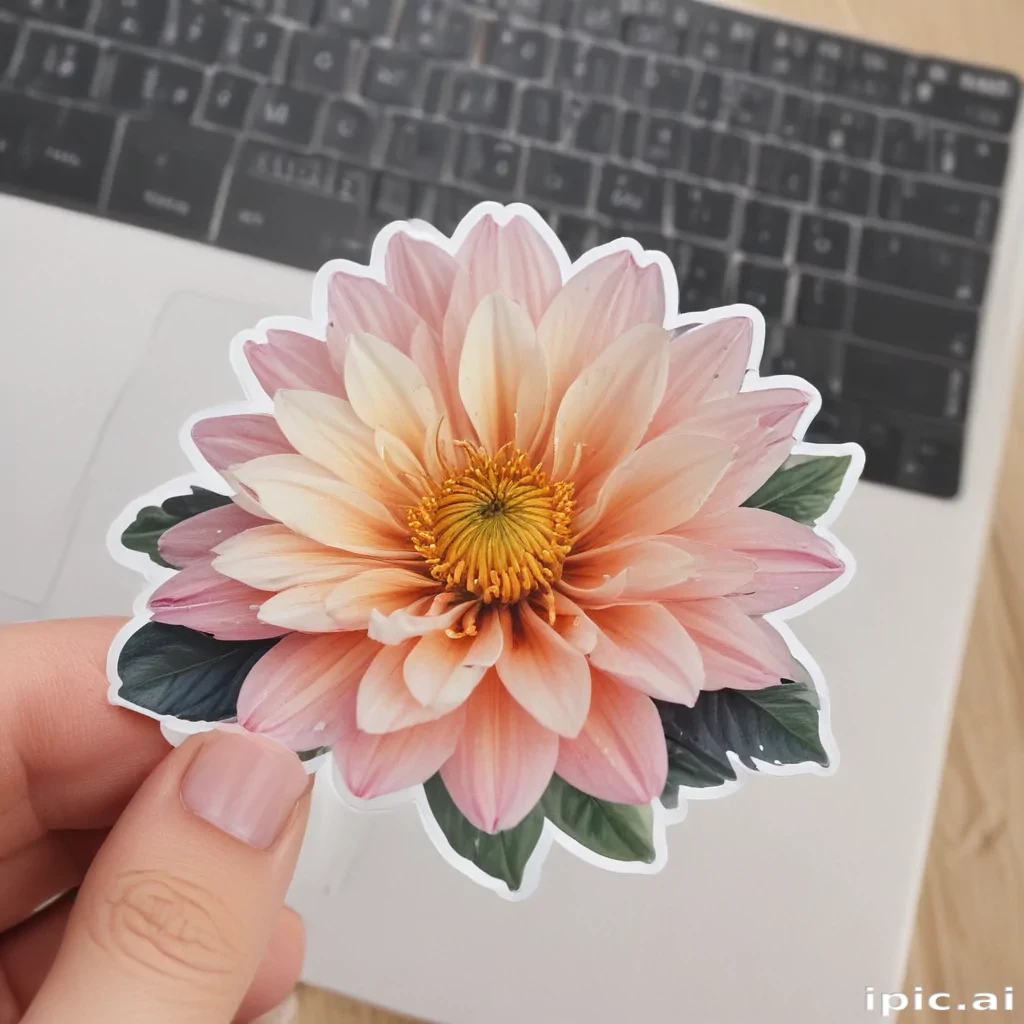 aesthetic flower stickers
