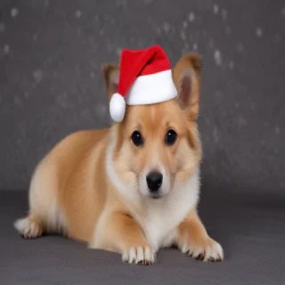 christmas wallpaper dog