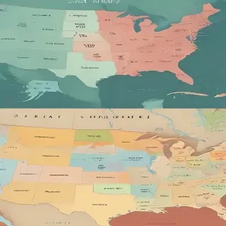 map of usa states