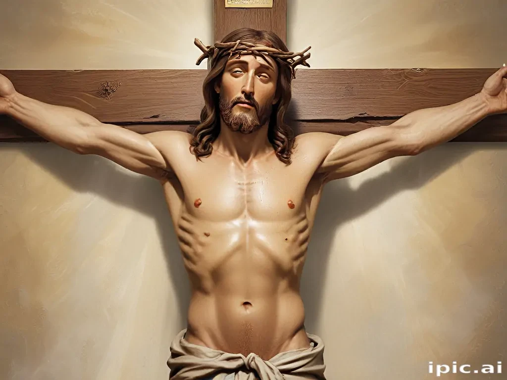 picture of jesus on cross