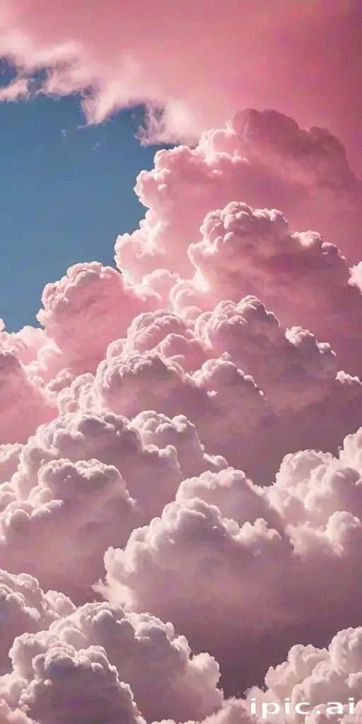 pink cloud background
