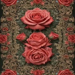rose border png