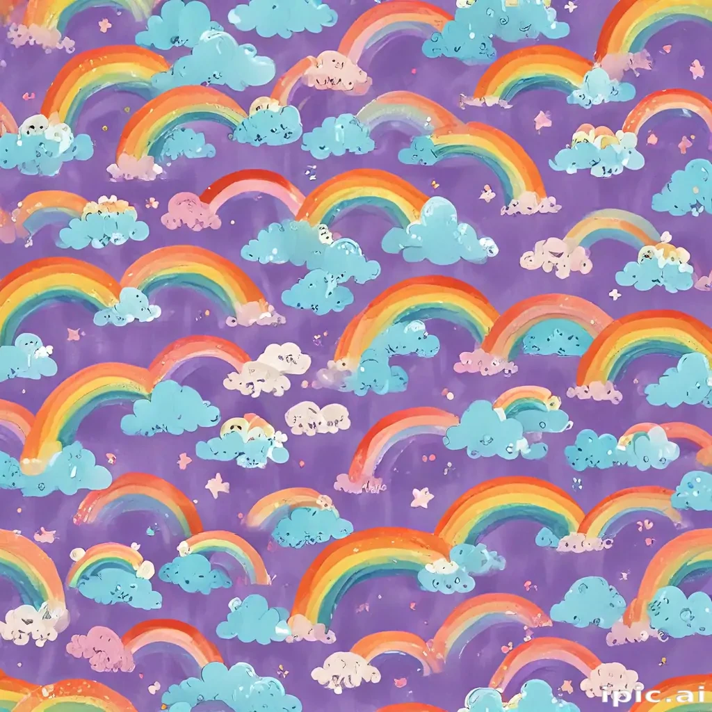 cute rainbow wallpaper