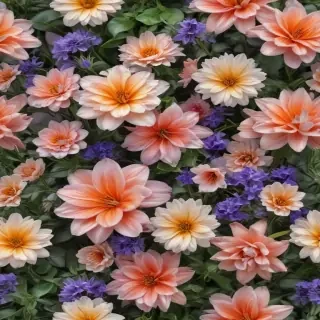 flowers clear background