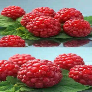 cartoon raspberry