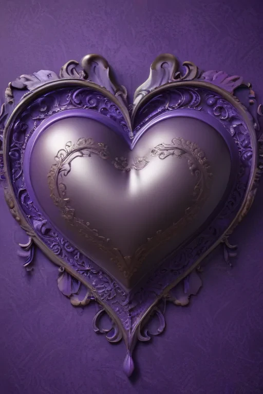 heart purple wallpaper