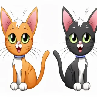 cartoon cat clip art