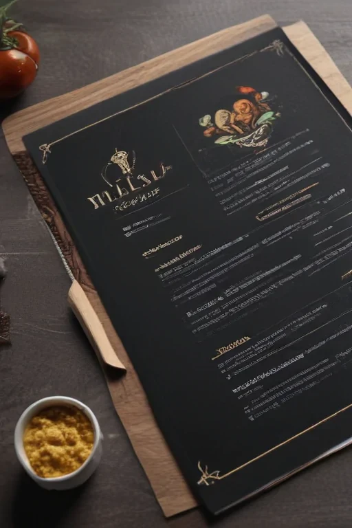 restaurant menu mockup free