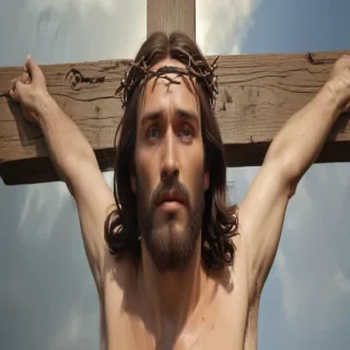 pictures of jesus on a cross