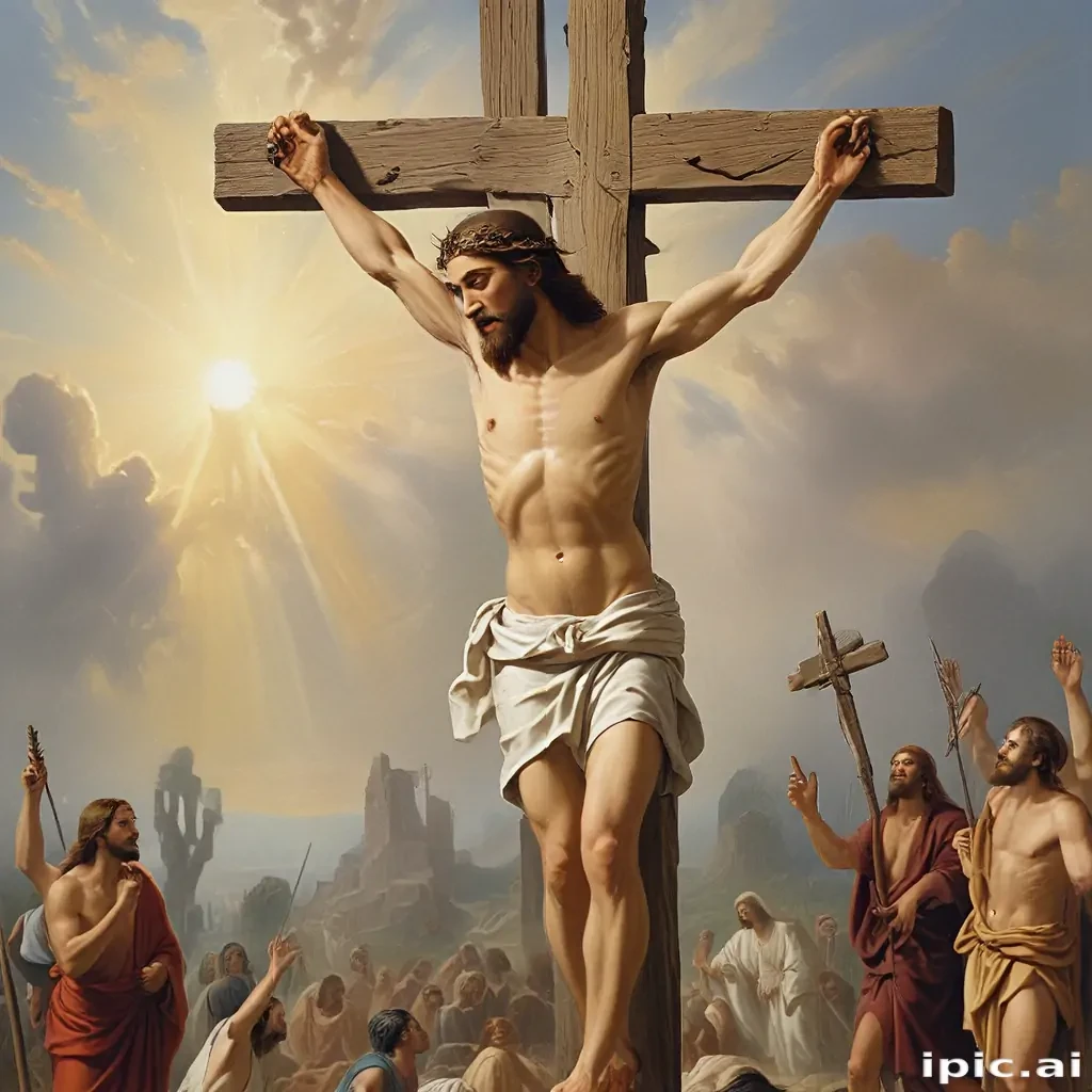 jesus on the cross pictures