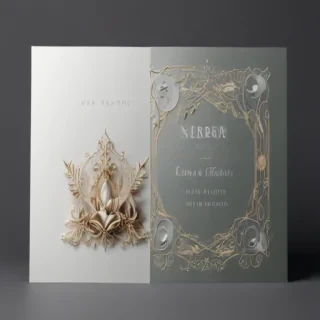 greeting card mockup