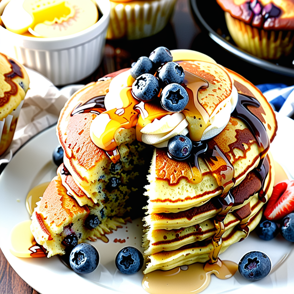 how to turn muffin mix into pancakes