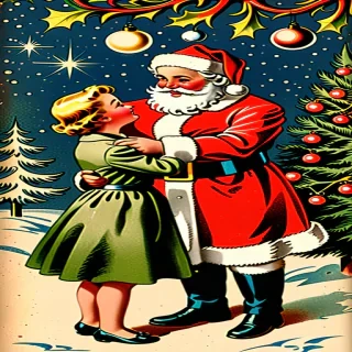 christmas images vintage