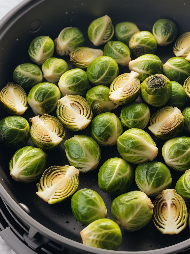 how to air fry frozen brussel sprouts
