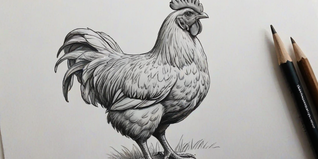 chicken drawing