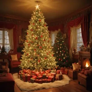 old fashioned christmas pictures