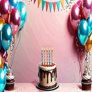 aesthetic birthday background