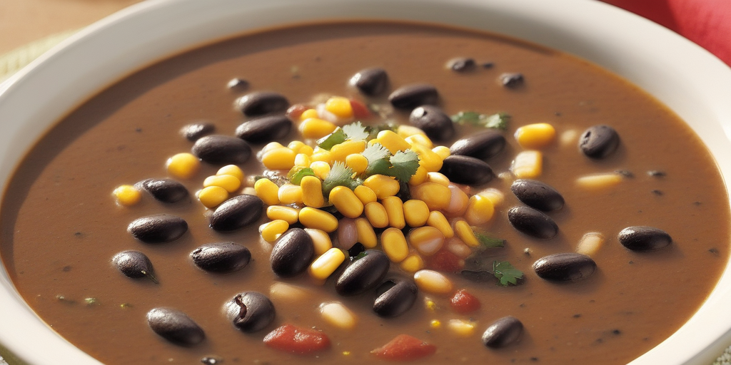 black bean and corn soup