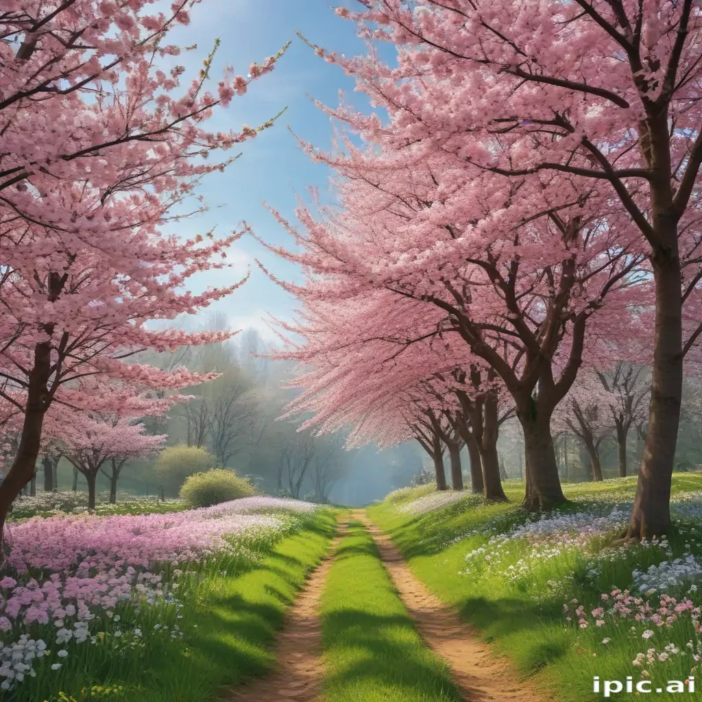 spring aesthetic desktop wallpaper