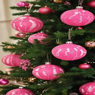 pink christmas pictures