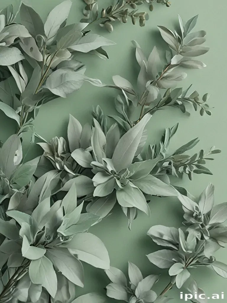 sage green aesthetic background