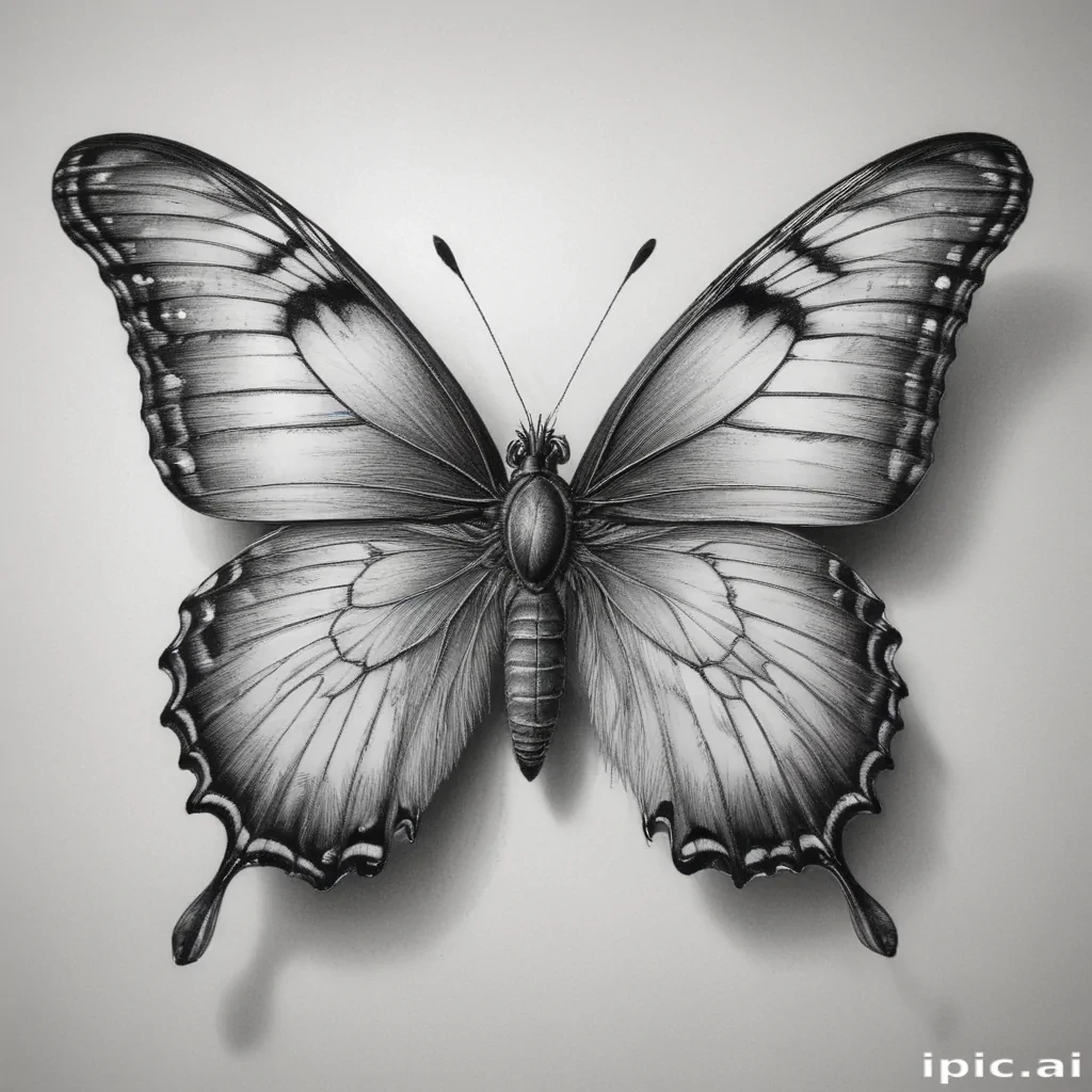 buterfly sketch