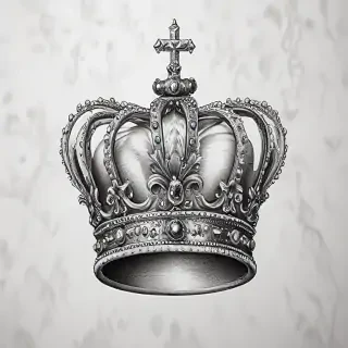 crown drawing