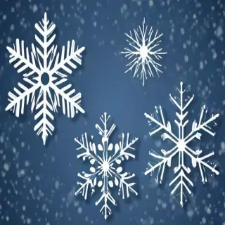 snowflakes clipart transparent background
