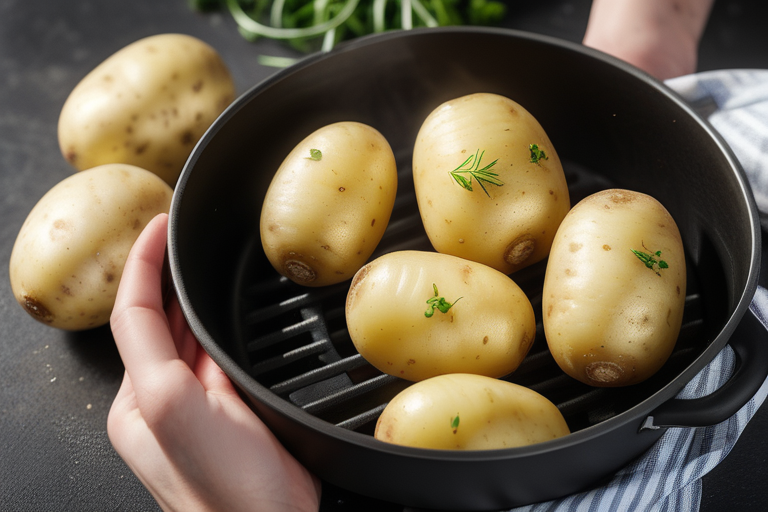should you boil potatoes before air frying
