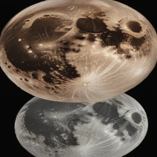 vintage moon art