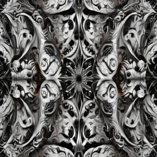 black and white pattern