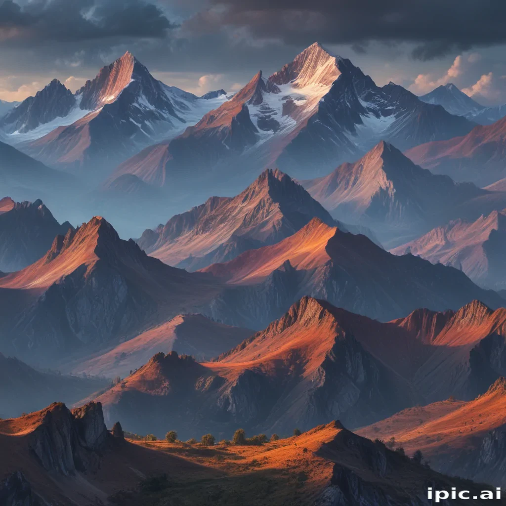 mountains transparent