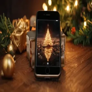 christmas phone background