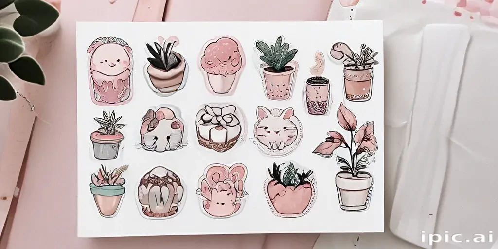 aesthetic printable stickers