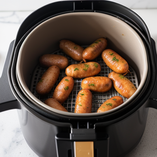 how long to cook chicken sausage in air fryer