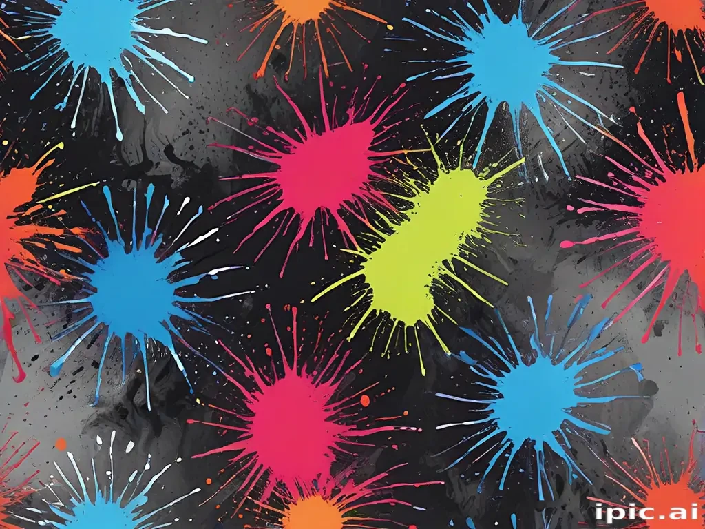 paint splatter transparent