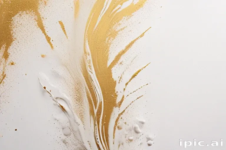 gold and white background