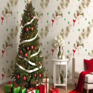 cute christmas tree wallpaper