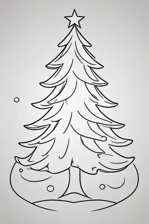 christmas outline