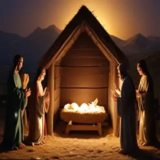 manger scene images free