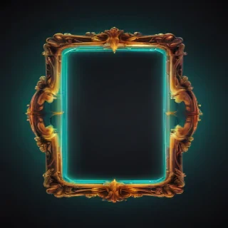 neon frame png