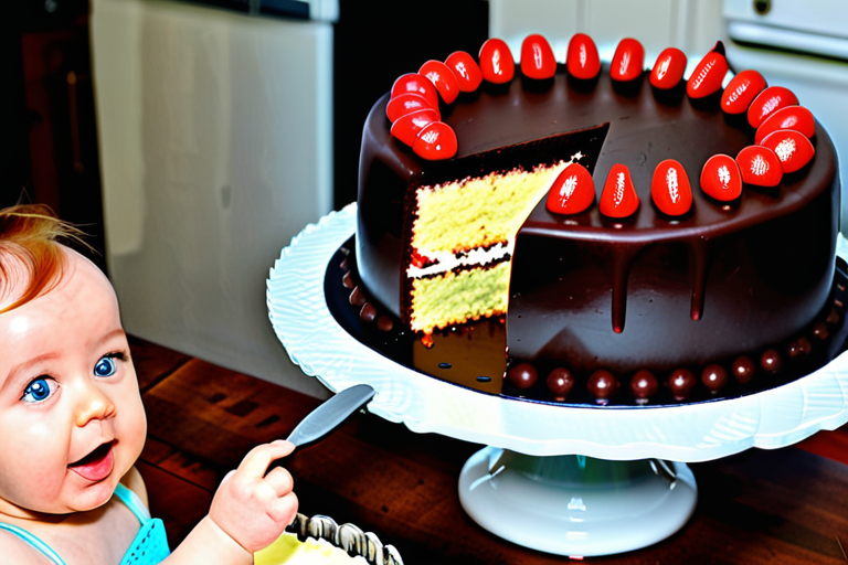 8 inch cake feeds how many