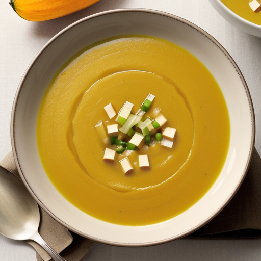 butternut squash and leek soup