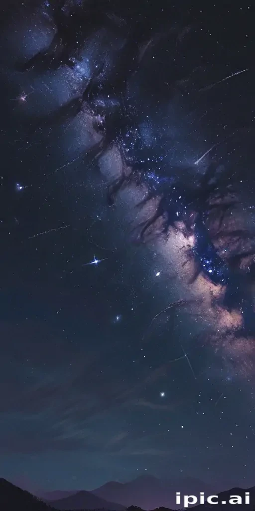 starry background aesthetic