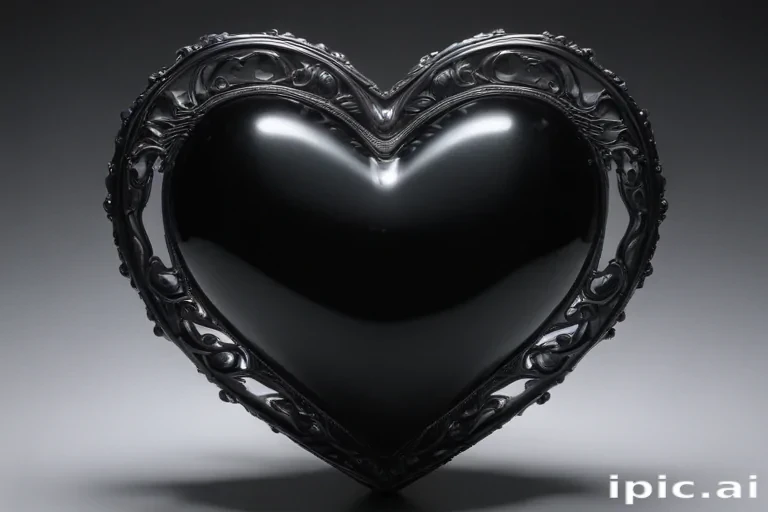 black heart pic