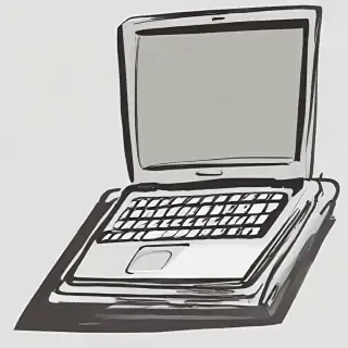 clipart of laptop