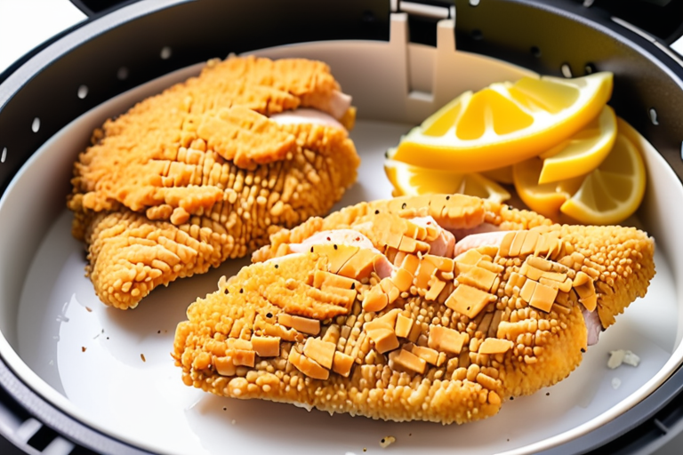frozen breaded chicken breast in air fryer