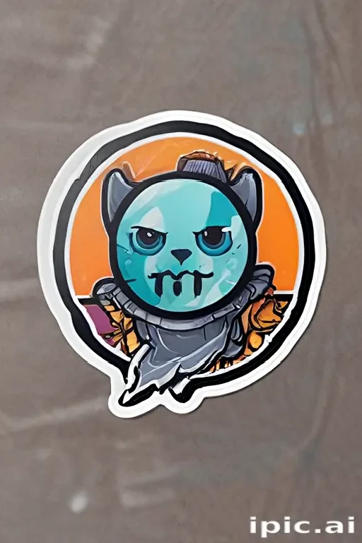 sticker mockup