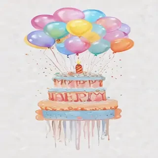 happy birthday transparent
